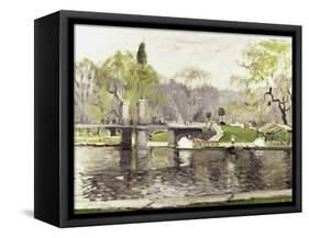 Boston Commons-Arthur Clifton Goodwin-Framed Stretched Canvas