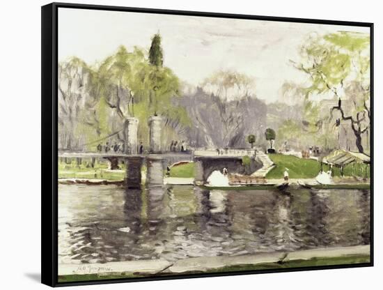 Boston Commons-Arthur Clifton Goodwin-Framed Stretched Canvas