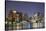 Boston Downtown at Dusk with Urban Buildings Illuminated at Dusk after Sunset.-Songquan Deng-Stretched Canvas