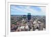 Boston Downtown Skyline Aerial View with Modern Skyscrapers and Street.-Songquan Deng-Framed Photographic Print