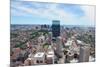 Boston Downtown Skyline Aerial View with Modern Skyscrapers and Street.-Songquan Deng-Mounted Photographic Print