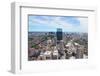 Boston Downtown Skyline Aerial View with Modern Skyscrapers and Street.-Songquan Deng-Framed Photographic Print