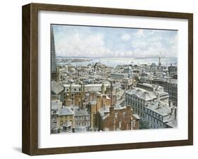 Boston: East From St. House 1876-Stanton Manolakas-Framed Giclee Print