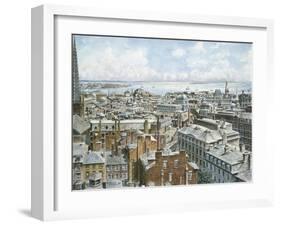 Boston: East From St. House 1876-Stanton Manolakas-Framed Giclee Print