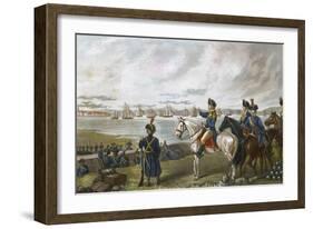 Boston: Evacuation, 1776-Frederick T. Stuart-Framed Giclee Print