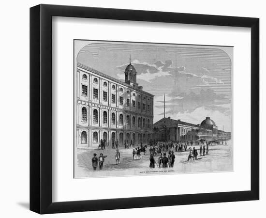 Boston Fair.-- Fanueil Hall and Market.-null-Framed Giclee Print