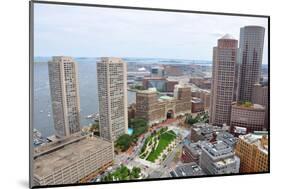 Boston Financial District Skyline, USA-jiawangkun-Mounted Photographic Print