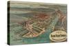 Boston Freight Terminals-George Walker & Co.-Stretched Canvas