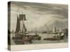 Boston from City Point Near Sea Street-W.J. Bennett-Stretched Canvas