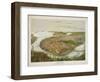 Boston from the Air, 1877-null-Framed Giclee Print