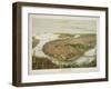 Boston from the Air, 1877-null-Framed Giclee Print