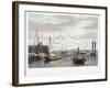 Boston, from the Ship House, West End of the Navy Yard, C.1833-William James Bennett-Framed Premium Giclee Print