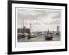 Boston, from the Ship House, West End of the Navy Yard, C.1833-William James Bennett-Framed Giclee Print