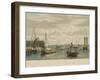 Boston, from the Ship House-W.J. Bennett-Framed Art Print