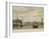 Boston, from the Ship House-W.J. Bennett-Framed Art Print