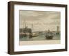 Boston, from the Ship House-W.J. Bennett-Framed Art Print