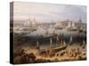 Boston Harbor, 1843-Robert Salmon-Stretched Canvas