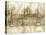 Boston Harbor c. 1877 Sepia Tone-Stanton Manolakas-Stretched Canvas