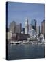 Boston Harbor, Long Wharf, Boston, Massachusetts, New England, Usa-Jim Engelbrecht-Stretched Canvas
