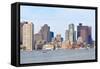 Boston Harbor Skyline, USA-jiawangkun-Framed Stretched Canvas