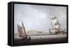 Boston Harbor-Robert Salmon-Framed Stretched Canvas