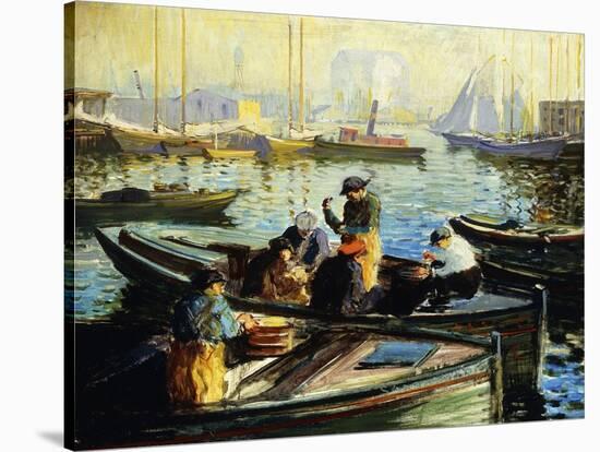 Boston Harbor-Arthur Clifton Goodwin-Stretched Canvas