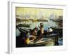 Boston Harbor-Arthur Clifton Goodwin-Framed Giclee Print