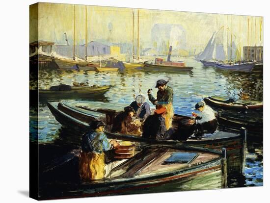 Boston Harbor-Arthur Clifton Goodwin-Stretched Canvas