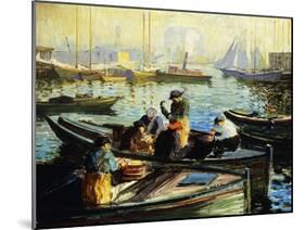 Boston Harbor-Arthur Clifton Goodwin-Mounted Giclee Print