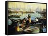 Boston Harbor-Arthur Clifton Goodwin-Framed Stretched Canvas