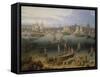 Boston Harbour, 1843-Robert Salmon-Framed Stretched Canvas