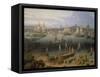 Boston Harbour, 1843-Robert Salmon-Framed Stretched Canvas