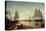 Boston Harbour from Constitution Wharf-Robert Salmon-Stretched Canvas