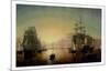 Boston Harbour-Fitz Hugh Lane-Mounted Art Print