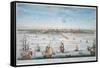 Boston in 1750-John J. Carwitham-Framed Stretched Canvas