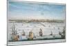 Boston in 1750-John J. Carwitham-Mounted Art Print