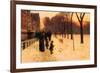 Boston in Everyday Twilight-Childe Hassam-Framed Premium Giclee Print