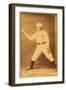 Boston, MA, Boston Beaneaters, Black Jack Burdock, Baseball Card, no.3-Lantern Press-Framed Art Print