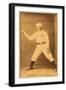 Boston, MA, Boston Beaneaters, Black Jack Burdock, Baseball Card, no.3-Lantern Press-Framed Art Print