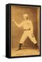 Boston, MA, Boston Beaneaters, Black Jack Burdock, Baseball Card, no.3-Lantern Press-Framed Stretched Canvas