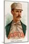 Boston, MA, Boston Beaneaters, Bobby Wheelock, Baseball Card, no.1-Lantern Press-Mounted Art Print