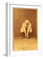 Boston, MA, Boston Beaneaters, Kid Nichols, Baseball Card-Lantern Press-Framed Art Print