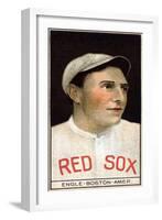 Boston, MA, Boston Red Sox, Clyde Engle, Baseball Card, no.2-Lantern Press-Framed Art Print