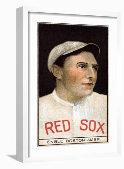 Boston, MA, Boston Red Sox, Clyde Engle, Baseball Card, no.2-Lantern Press-Framed Art Print
