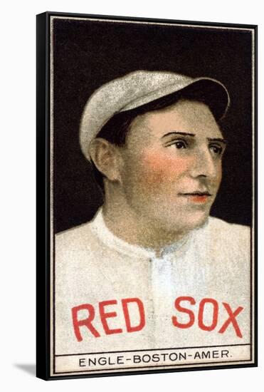 Boston, MA, Boston Red Sox, Clyde Engle, Baseball Card, no.2-Lantern Press-Framed Stretched Canvas