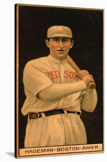 Boston, MA, Boston Red Sox, Edward Cicotte, Baseball Card, no.2-Lantern Press-Stretched Canvas