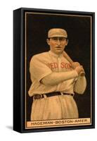 Boston, MA, Boston Red Sox, Edward Cicotte, Baseball Card, no.2-Lantern Press-Framed Stretched Canvas