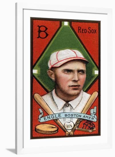 Boston, MA, Boston Red Sox, Edward V. Cicotte, Baseball Card, no.1-Lantern Press-Framed Art Print