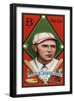 Boston, MA, Boston Red Sox, Edward V. Cicotte, Baseball Card, no.1-Lantern Press-Framed Art Print