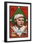 Boston, MA, Boston Red Sox, Edward V. Cicotte, Baseball Card, no.1-Lantern Press-Framed Art Print